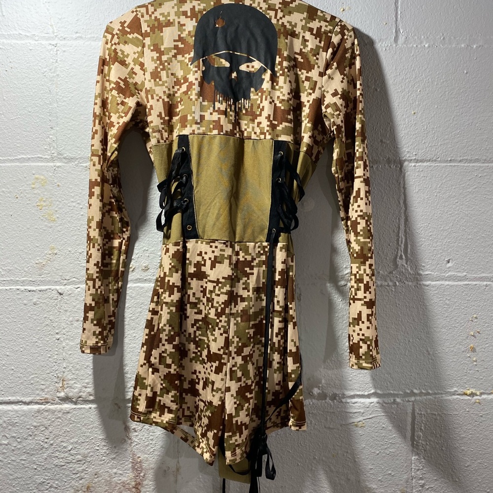 Camo Halloween body suit